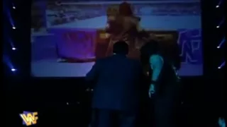 The Undertaker scares Mankind