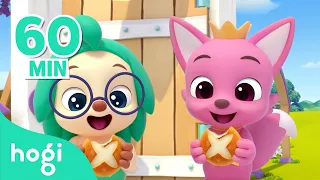 Hot Cheese Buns and more! | Compilation | Hot cross buns | Kids' Favorite Rhymes | Pinkfong & Hogi