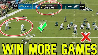 How to WIN MORE GAMES GUARANTEED! 4 Offense & Defense Tips U NEED TO DO EVERY PLAY in Madden NFL 24