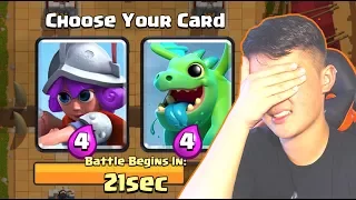 I'M BLINDLY DRAFTING. HELP ME. | Double Elixir Draft Challenge | Clash Royale