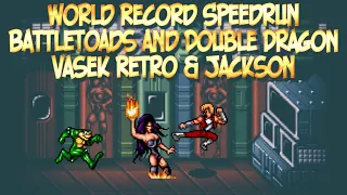 World Record Battletoads and Double Dragon (Sega Genesis) speedrun 23:40 Vasek Retro & Jackson