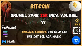 BITCOIN - Drumul Spre 25K Mai Este Valabil?! [BTC, ETH, DOT, BNB, EGLD, ADA, SOL, RUNE] Unde Cumpar?