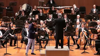 Charlie Siem with Israel Philharmonic Orchestra & Zubin Mehta   Bruch Violin Concerto 2nd Mov