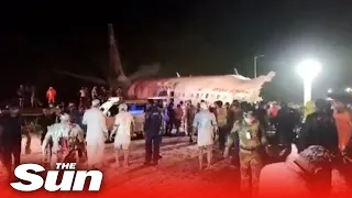 Fatal Air India plane crash after jet overshoots runway