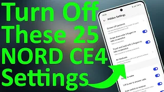 Oneplus Nord CE4 25+ Hidden Settings You Should Change Right Now - Battery Draining issue Resolved 🔥