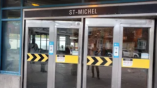 Metro Saint-Michel🔵 , Montreal Subway station, Quebec, Canada (Terminus)