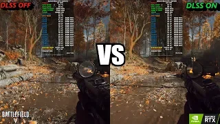 Battlefield V 4K Max Settings DLSS ON VS OFF Performance comparison | RTX 2080 Ti | i9 9900K 5.0GHz