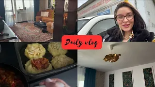 Daily vlog | Curatenie | Lampa Diy | Covorul superb | Ce am gatit pentru trei zile