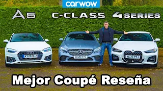 BMW Serie 4 vs Audi A5 vs Mercedes Clase C reseña - ¿Cuál es el mejor?