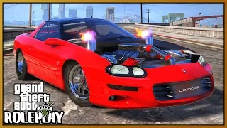 GTA 5 Roleplay - 'MONSTER' Drag Camaro Embarrasses Supercars | RedlineRP #725