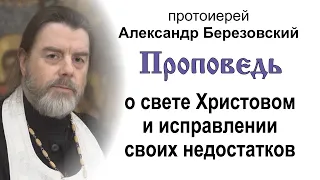 О свете Христовом и исправлении своих недостатков (2024.01.12). Прот. Александр Березовский