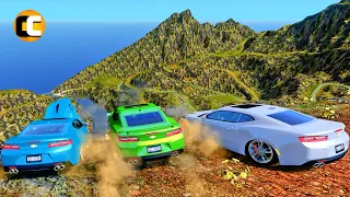 GTA 4 Cliff Drops Crashes with Real Cars mods Ep. 71 | Odycrash