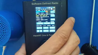 hackrf+portapak used as a ghost box/spirit box