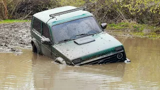 Зачем мы туда поехали!? Оффроад пошел не по плану! ГАЗ 69, НИВА, Suzuki JIMNY, НИВА ШЕВРОЛЕ, КВАДРИК