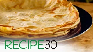 How to make the classic French Crepes or thin pancake