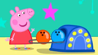 Peppa Pigs 10 Pin Bowling Party 🐷 🎳 Playtime With Peppa