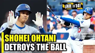 HR 14!! EPIC!! SHOHEI OHTANI DESTROYS THE BALL AND CELEBRATED IT