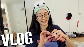 (ENG) A DAY VLOG⚡️ | stay-home & relax Sunday+unboxing haul 😗😗✂️