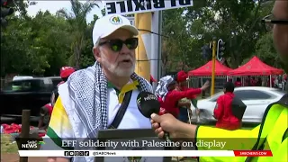 EFF Picket | Carl Niehaus joins picket in solidarity with Palestine