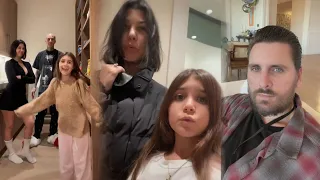 Penelope Disick SLAYS TikTok With Mom Kourtney, Travis Barker and Dad Scott Disick