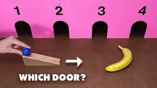 Which Door Will The Ball Hit?  |  Joseph's Puzzle Machines