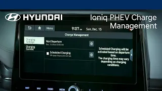 Ioniq PHEV Charge Management | Hyundai