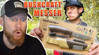 Das BUSHCRAFT Messer für Jedermann! - Mora Survival Messer im TEST | Fritz Meinecke reagiert