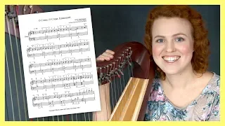 O Come, Emmanuel: learn a late-beginner harp piece!