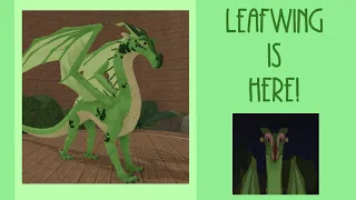 LeafWing is OUT! || Showcase || Wings of Fire Beta Roblox