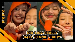 Did Lisa Really Call Jennie "Baby" - JENLISA MOMENTS You Might Have Missed #jenlisa