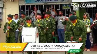 DESFILE CÍVICO Y PARADA MILITAR / EL CARMEN 2019 /