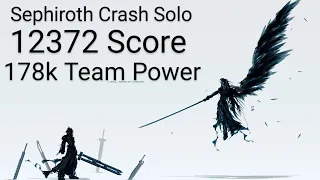 FF Ever Crisis: Sephiroth Crash Solo @178k Power.