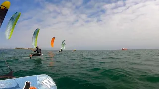 Kite Foil race training with the USA Sailing team