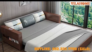 TOP SOFA GIƯỜNG HOT - MẪU SOFA  GÓC GIƯỜNG ĐỘC ĐÁO MỚI LẠ CÓ THỂ THAY ĐỔI GÓC TRÁI, PHẢI TÙY Ý