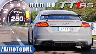 800HP Audi TT RS *HUGE TURBO* 0-270KMH 1/2 MILE by AutoTopNL