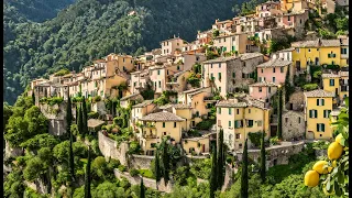 "Eze - The beautiful medieval village in southern France - A uniquely architectural village.