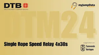 Single Rope Speed Relay 4x30s - Deutsche Teammeisterschaft | Rope Skipping 2024