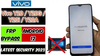 Vivo Y20, Y20i, Y20A Android 12 FRP Bypass without PC | Vivo android 12 Google Lock Bypass