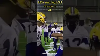 99% wanting LSU to win it all. #football