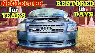 Restoring my Cheap, Beaten & Broken Auction Audi into a $5,000 Sports Car Bargain in 3 Days