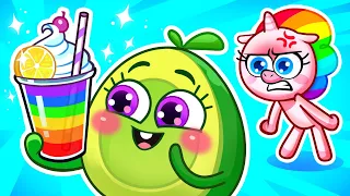 Rainbow Juice! 🌈🍹 Learn Colors & Good Habits with @vocavoca 🥑 BI BA BOOM Funny Kids Cartoons & Songs