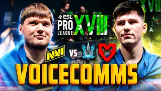 NAVI vs Monte, MOUZ - CSGO Voicecomms at ESL Pro League S18