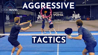 Most Aggressive Padel Tactics Ever! Beat Opponents In Their Transition