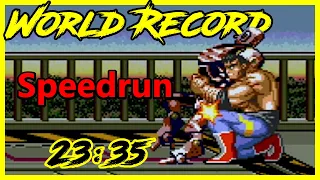 Streets of Rage 2 Normal [old] World Record Speedrun 23:35 by Anthopants