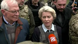 'The unthinkable has happened' in Bucha, says Von der Leyen