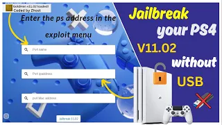 How to Jailbreak  ps4 V11.02 without USB