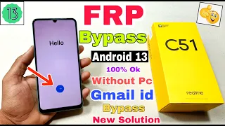 realme c51 frp bypass android 13 | new trick | realme rmx3830 google account bypass without pc