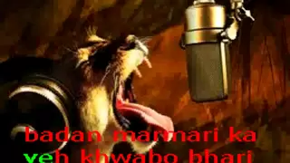 Falak Dekhoon Karaoke With Lyrics