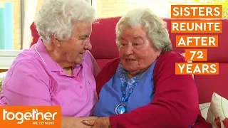 Long Lost Sisters Reunited After 72 Years Apart