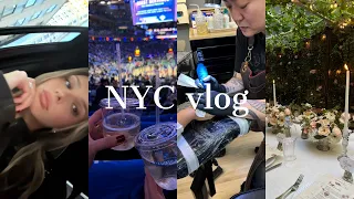 vlog: New York from a couple weeks back, getting a tattoo, bridal fashion week & more!